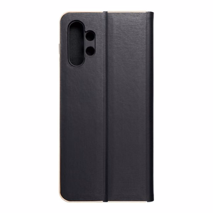 LUNA Book Gold kotelo Samsung A13 4G musta