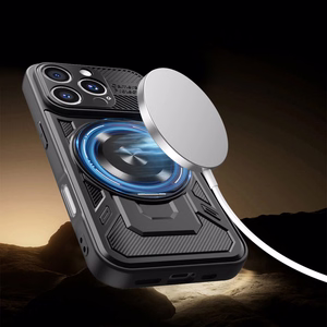 Defender Armor Mag -kotelo iPhone 13 6,1', musta