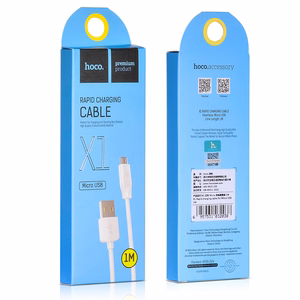 Hoco X1 MicroUSB Kaapeli 1,0 m, valkoinen
