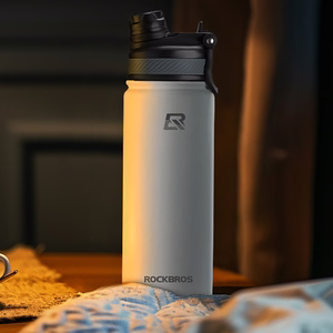 Rockbros 35210029005 lämpöeristetty pyöräjuomapullo 550 ml - valkoinen