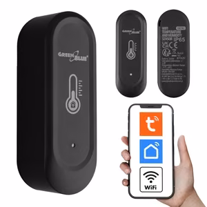 GreenBlue GB741 – Wi-Fi-lämpötila- ja kosteusanturi ulkokäyttöön, IP65, 3,0 V, 2× LR03