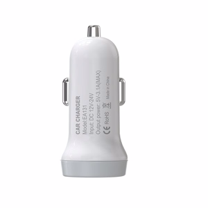 Devia autolaturi Smart 2x USB 3,1A valkoinen