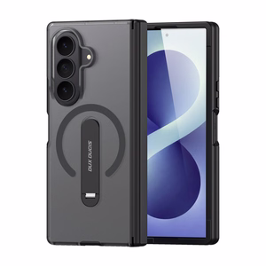 Dux Ducis Kind -suojakuori laitteelle Samsung Galaxy Z Fold 8 Ultra / Z Fold 7, tuella, MagSafe-yhteensopiva – musta