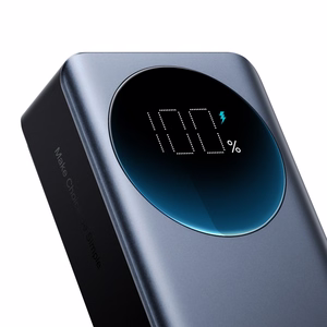 Joyroom JR-PBF05 Pro 30000mAh 65W Powerbank Digitaalinäytöllä 2x USB-C 1x USB-A - Musta