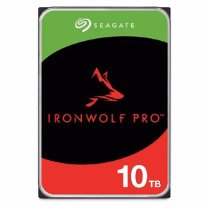 Seagate internal hard drive IronWolf Pro (ST10000NT001) – 10 TB, 7200 rpm, SATA