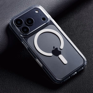 Suojakuori iPhone 15 PRO MAX:lle Forcell F-Protect Clear Hybrid Premium yhteensopiva MagSafen kanssa läpinäkyvä