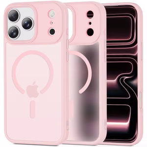 Tech-Protect MagMat MagSafe Suojakuori iPhone 17 Pro:lle - Vaaleanpunainen