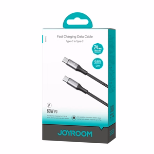 Joyroom S-A28 Flash Series 60W USB-C - USB-C cable 2m - black