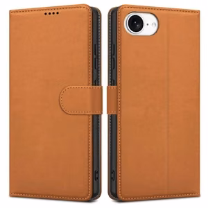 Fancy Wallet Suojakuori Apple iPhone 7 / 8 / SE 2020 / SE 2022 Ruskea