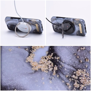 Suojakuori iPhone 14 PLUS:lle Forcell F-Protect Mirage yhteensopiva MagSafe marble mist