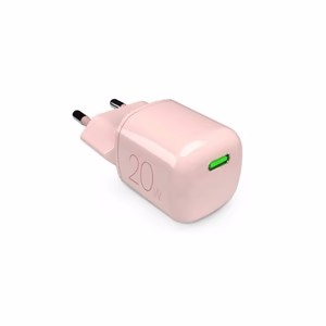 Puro 20W GaN USB-C seinälaturi - vaaleanpunainen