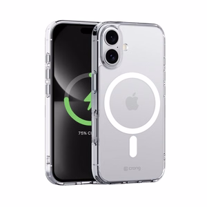 Crong Clear MAG Cover -suojakuori MagSafella iPhone 16:lle, läpinäkyvä