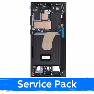 Keskikehys Samsung S918 S23 Ultra / Phantom Black / (Service Pack)