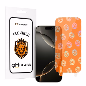 Tel Protect Best Flexible Hybrid Tempered Glass for IPHONE 16 PRO MAX