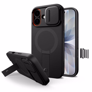 Tech-Protect Kevlar Aura MagSafe Suojakuori iPhone 17:lle - Musta