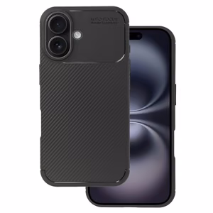 Tel Protect Carbon Elite Suojakuori iPhone 16 -lle - musta