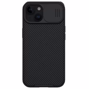 Nillkin CamShield Pro PC+TPU Suojakuori iPhone 15 Plus:lle musta