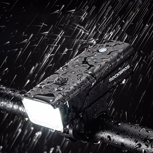 Rockbros 24510003001 polkupyörän etuvalo 260 lm + USB-C - USB-A kaapeli - musta