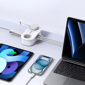 Orico APP 15.5W 5in1 jatkojohto 2x AC + 2x USB-A + 1x USB-C - valkoinen