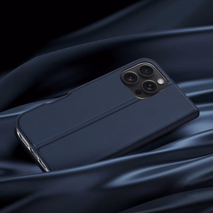 DUX DUCIS Skin Pro Lompakkosuojakuori iPhone 16 Pro Max:lle - sininen