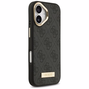 Guess 4G Logo Plate MagSafe -suojakuori iPhone 17 - musta