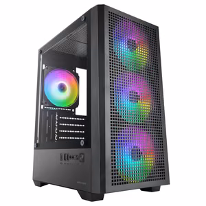 Mars Gaming MCVECTOR – Mini Tower computer case, black