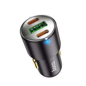 Autolaturi Hoco NZ6 PD45W 2xUSB-C/1xUSB-A musta