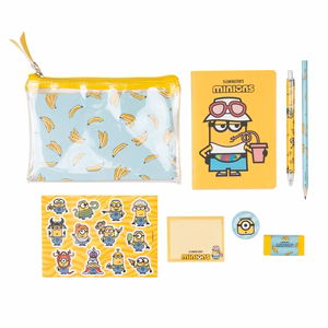 Minions Foodie -kirjoitusvälinesetti, 8 kpl