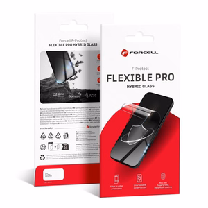 Forcell Flexible Nano Glass 5D iPhone 13/13 Pro/14/16e musta