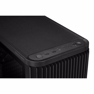 ASUS ProArt PA401 – mid-tower PC case with tempered-glass side panel and PWM fans, black