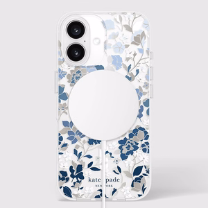 MagSafe-yhteensopiva Kate Spade New York Flowerbed Blue -suojakuori Apple iPhone 16:lle