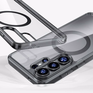 Benks Magnetic Crystal TPU Frame Suojakuori (0050) Samsung Galaxy S26 Ultra:lle musta
