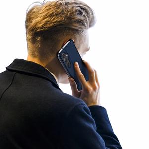 DUX DUCIS Skin Pro lompakkosuojakuori Samsung S24 Pluslle - sininen