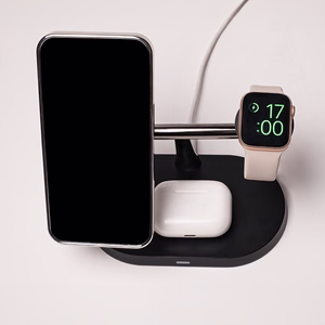 Maxlife MXWC-03 magnetic wireless charger 15W black 3in1
