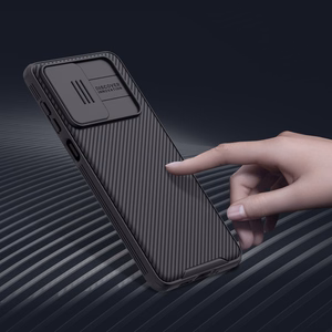 Nillkin CamShield Pro Case Armored Case Cover Camera Protector for Samsung Galaxy A73 Blue