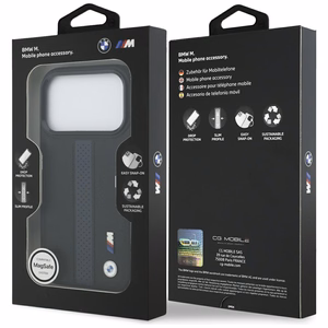 BMW M Perforated Stripe Logo MagSafe Suojakuori iPhone 17 Pro:lle - Sininen