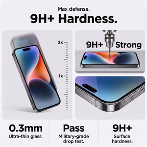 Tech-Protect Quick Set Spy+ 2 kpl yksityisyyttä suojaavia suojalaseja mallille iPhone 18 Pro