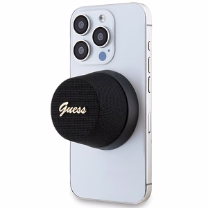 Guess Magnetic Script Metal Bluetooth speaker - black