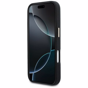 GUESS Suojakuori iPhone 17 Pro Max:lle GUHCP17X5PS4RGGK (PU FW Resin Logo) musta