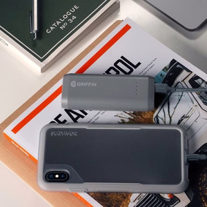 Griffin Survivor Endurance case for iPhone XS Max, clear and grey