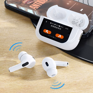 Dudao U19 in-ear TWS langattomat Bluetooth 5.3 kuulokkeet LED-näytöllä - valkoinen