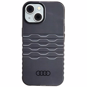Audi IML MagSafe suojakuori iPhone 15 / 14 / 13:lle - musta