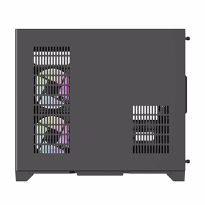 Darflash FT418 tietokonekotelo + 6 aRGB-tuuletinta (musta)