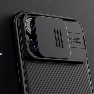 Nillkin CamShield Pro Magneettinen Suojakuori iPhone 15 Plus:lle kamerasuojalla - musta