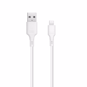 Kaapeli USB A - Lightning Blue Star 2,4A 1 m DC-001AL2.4 valkoinen