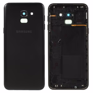 Takakansi Samsung J600 J6 2018 musta alkuperäinen (käytetty, Grade A)