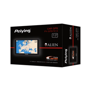 Peiying Alien PY-GPS7014 GPS-navigaattori Euroopan kartalla