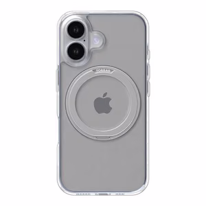 Torras Ostand Pro kotelo iPhone 16 (läpinäkyvä)