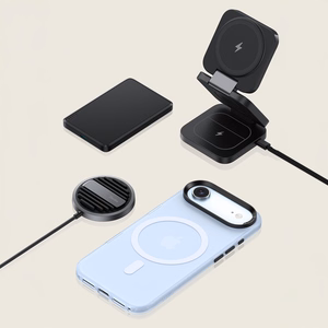 Benks Magneettinen Lucid Armor Suojakuori (C068) iPhone 17 Airille sininen (Camera Control Button)