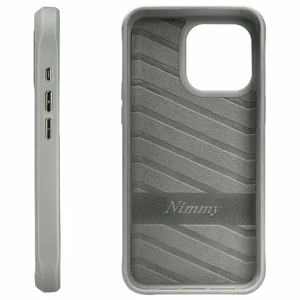 Nimmy Glasses Cool Cat Suojakuori iPhone 15 Pro Max:lle - harmaa